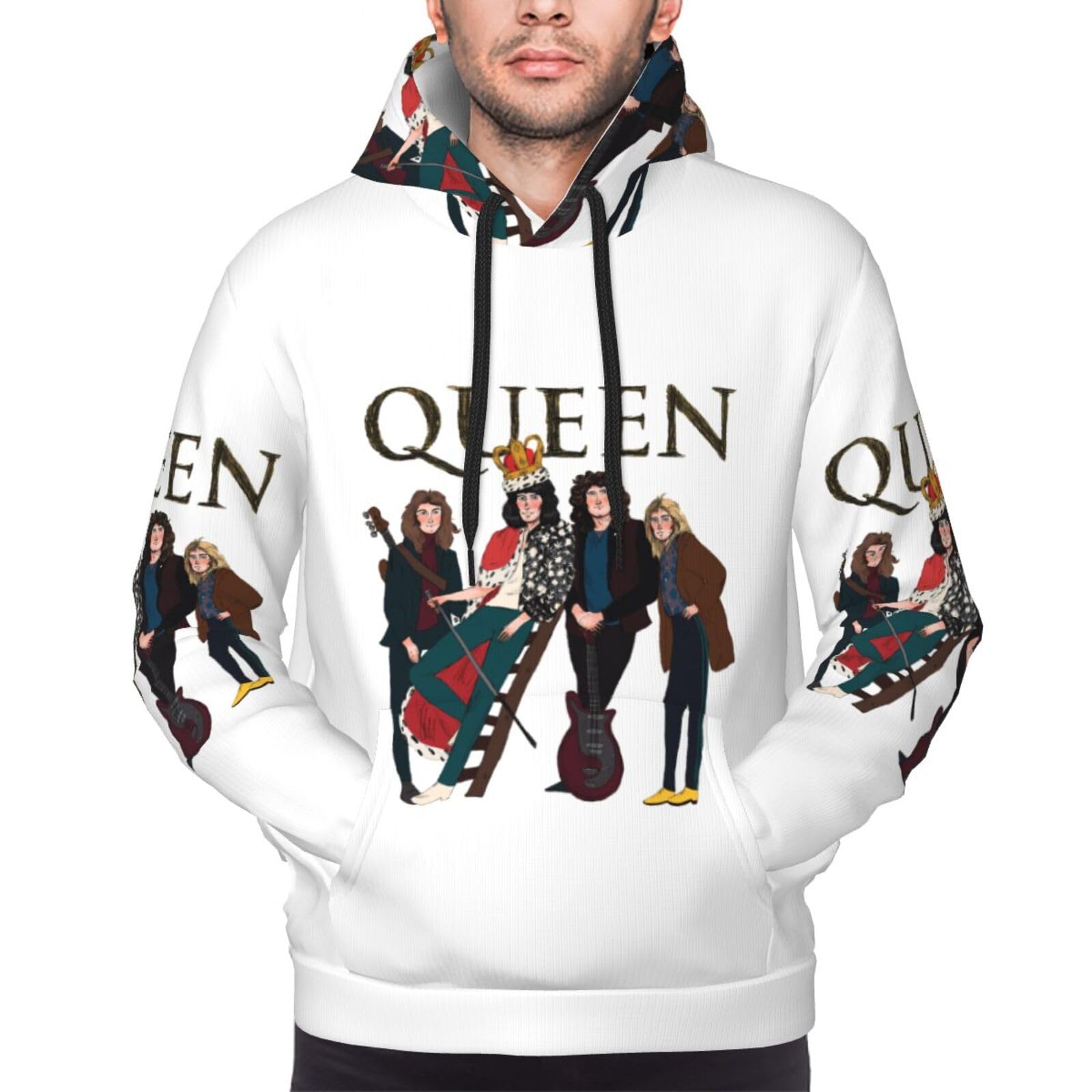 Amazon.co.jp: Queen クイーン バンド パーカー メンズ スウェット